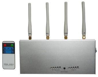 4 Antennas Remote Control Jammer for Custom , 1 - 15m Jamming range