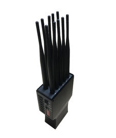 30dBm Handheld Cell Phone Signal Jammer Adjustable 10 Bands 3G WIFI GSM CDMA Signal Blocker