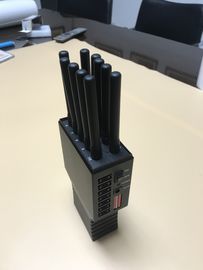 30dBm Handheld Cell Phone Signal Jammer Adjustable 10 Bands 3G WIFI GSM CDMA Signal Blocker