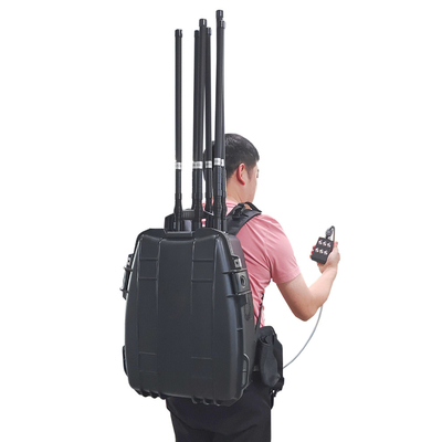 2000M Glonass de longa distância Galileo GPS 2.4G 5.2G 5.8G FPV Drone UAV sinais Backpack Jammer