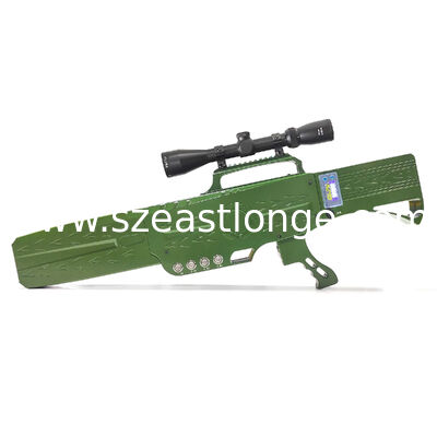 Sistema Anti-Drone Portátil Pequeno de 6/8 Bandas em Verde-Marinho Estilo Pistola com Bateria Integrada para Interceptação de Drones