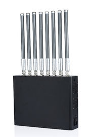 40W poder médio 1-50m jammer do sinal do telefone celular de 8 canais para a prisão