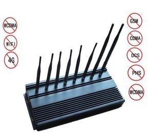 Jammer do poder superior de 8 antenas, jammer do telefone celular do poder superior do construtor de WIFI
