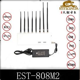 construtor do sinal Wifi/4G do jammer do sinal de 34dbm GPS com 8 antenas